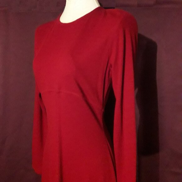 Vintage 90s Ann Taylor Full Length Maxi 100% Merino Wool Long Sweater Dress XS/S - Picture 8 of 11